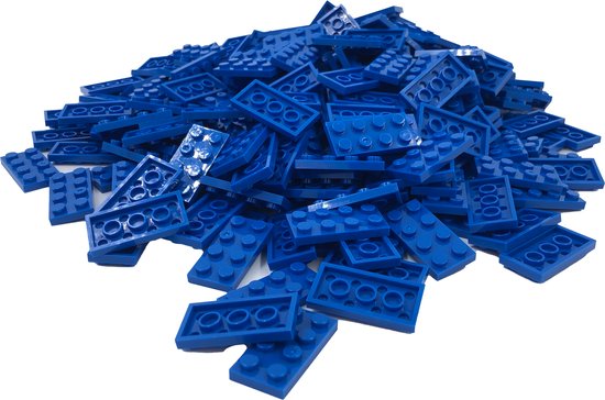 100 Bouwstenen 2x4 plate | Blauw | Compatibel met Lego Classic | Keuze uit vele kleuren | SmallBricks van SmallBricks