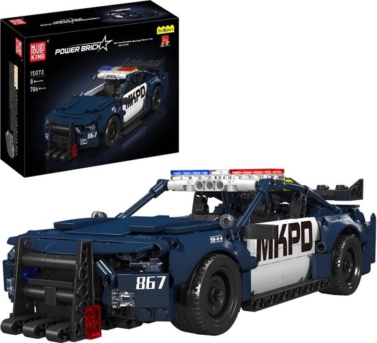 15073 Mustang Politieauto Bouwmodelset - 786 Stuks van Cobi
