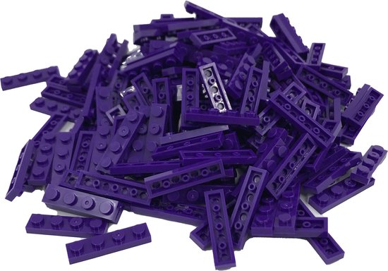 200 Bouwstenen 1x4 plate | Paars | Compatibel met Lego Classic | Keuze uit vele kleuren | SmallBricks van SmallBricks