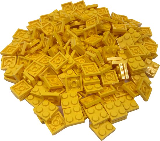200 Bouwstenen 2x2 plate | Geel | Compatibel met Lego Classic | Keuze uit vele kleuren | SmallBricks van SmallBricks