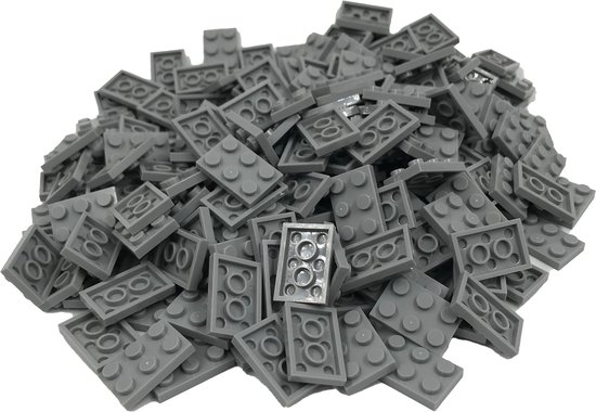 200 Bouwstenen 2x3 plate | Lichtgrijs | Compatibel met Lego Classic | Keuze uit vele kleuren | SmallBricks van SmallBricks