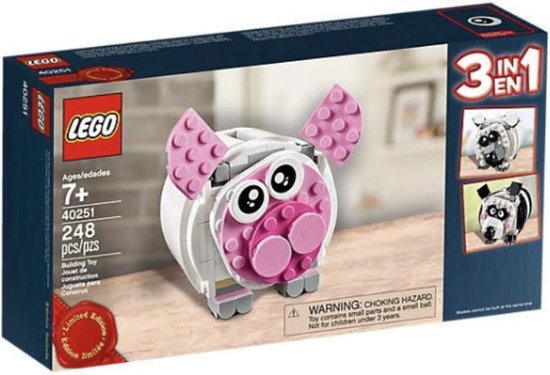 3-in-1 Mini Spaarvarken van Spaarvarkens.