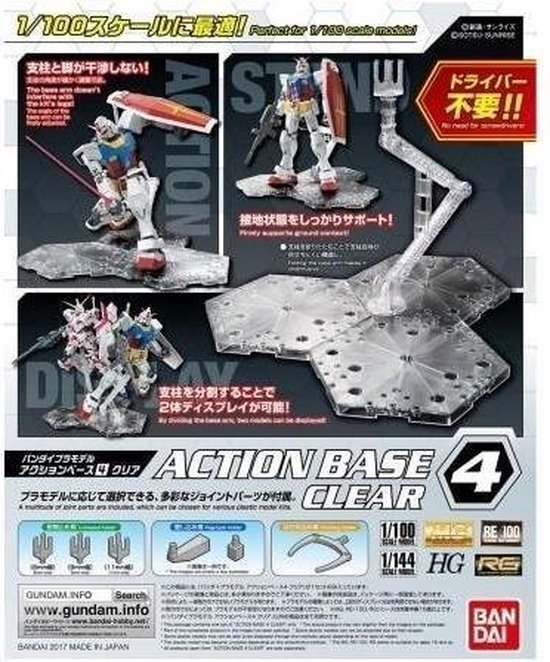 Action Base: 4 Clear van Merkloos