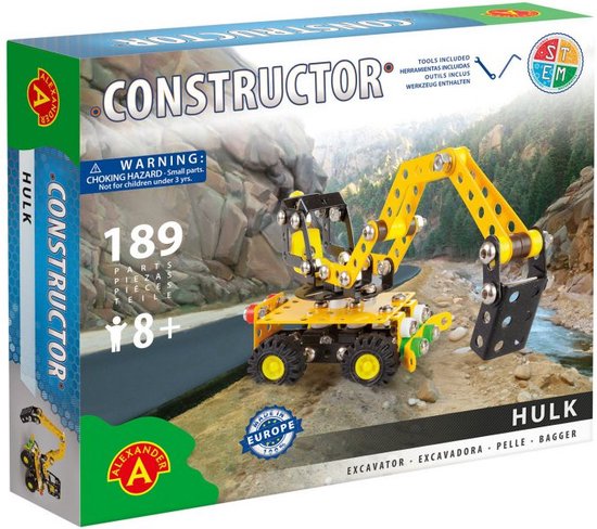 Alexander Toys Constructor - Hulk (Graafmachine) - 189st van Alexander Toys