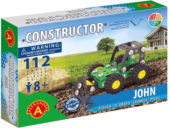 Alexander Toys Constructor - John (Sneeuwschuiver) - 112st van Alexander Toys