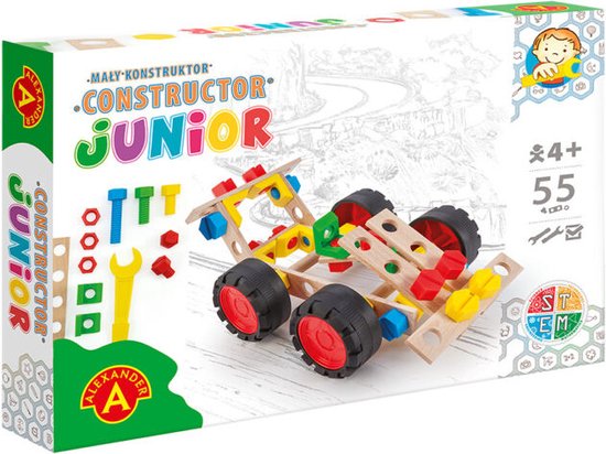 Alexander Toys Constructor Junior - Raceauto - 55st van Alexander Toys