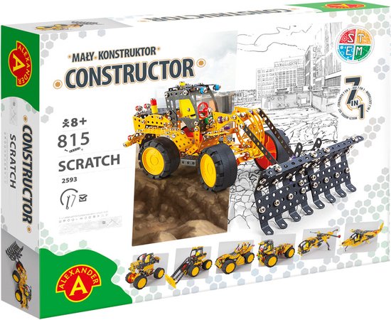 Alexander Toys Constructor PRO - Kras - 813st van Alexander Toys