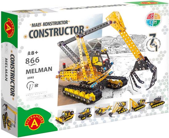 Alexander Toys Constructor PRO - Melman - 866st van Alexander Toys