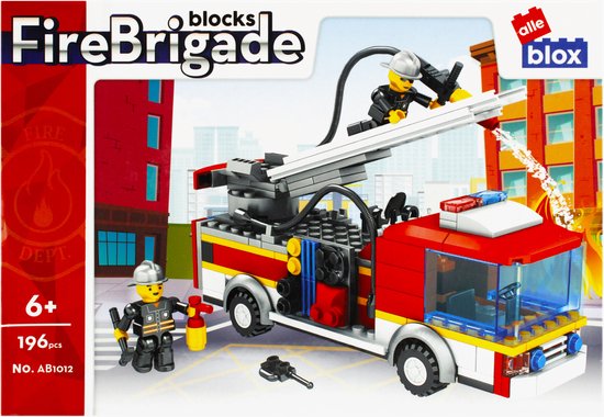 alle blox FireBrigade - Brandweerauto - 478249 van Alle Blox