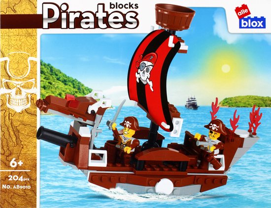 alle blox Pirates - Piratenboot - 525171 van Alle Blox