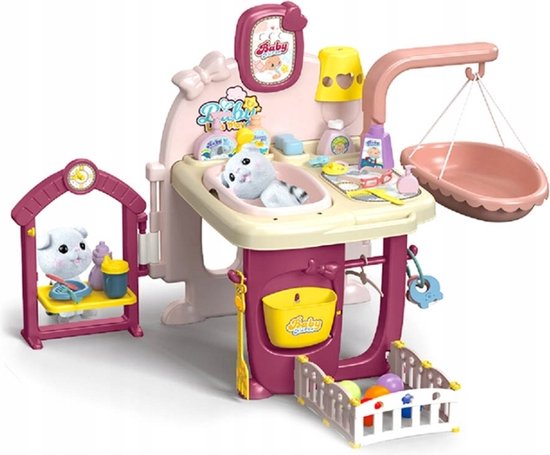 Ariko Speelgoed Dierenverzorger Tafel - 72 Delig - Incl 2 Batterijen - Met licht en geluid van Ariko