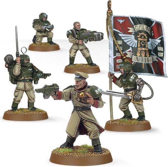 Astra Militarum - Cadian Command Squad - Warhammer van Games Workshop