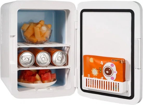 Auto Koelkast - Mini Draagbare Koelkast - 10L - Frigobox - koelbox - Wit van BluMill
