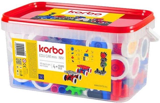 Auto’s en Tandwielen 199-delig - Korbo van Korbo