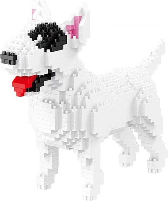 Balody Bull Terrier - Nanoblocks - bouwset / 3D puzzel - 797 bouwsteentjes van Balody
