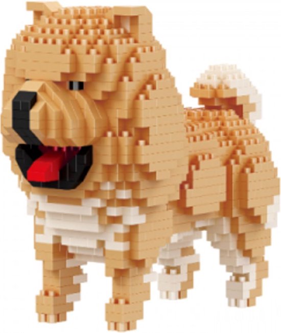Balody Chow chow - Nanoblocks - bouwset / 3D puzzel - 768 bouwsteentjes van Balody