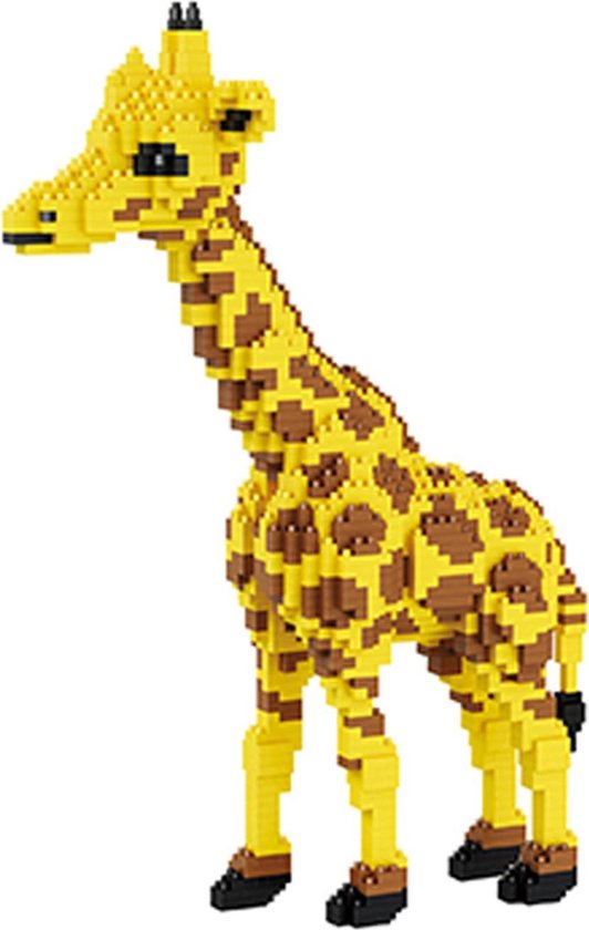 Balody Giraffe (staand) - Nanoblocks / miniblocks - Bouwset / 3D puzzel - 1350 bouwsteentjes - Balody 16065 van Balody