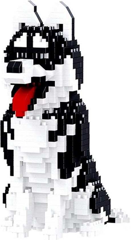 Balody Husky - Nanoblocks - bouwset / 3D puzzel - 753 bouwsteentjes van Balody