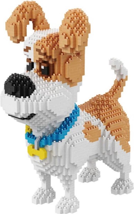Balody Jack Russel (staand) - Nanoblocks / miniblocks - Bouwset / 3D puzzel - 2100 bouwsteentjes - Balody 16013 van Balody