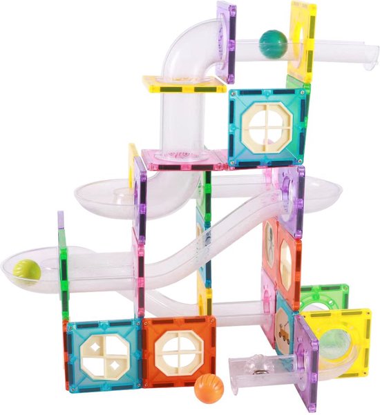 Bambini Bouwblokken - Magnetische blokken - Speelgoed magnetisch - 83 stuks van Bambini