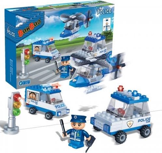 Banbao 8128 Promotion Series Police van BanBao