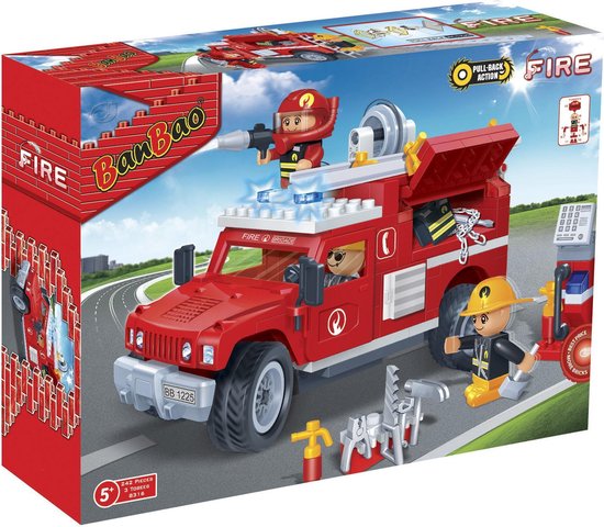 BanBao Brandweer Brandweer Jeep - 8316 van BanBao