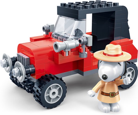 BanBao Snoopy Auto Geheimagent-7527 van BanBao
