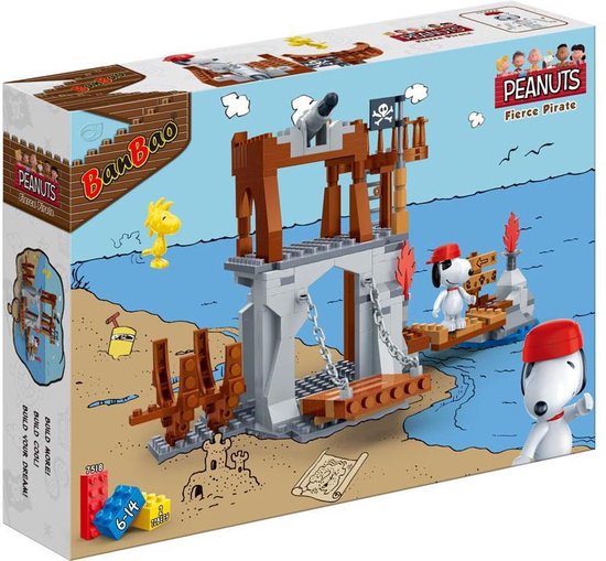 BanBao Snoopy Piraten Uitkijktoren-7518 van BanBao