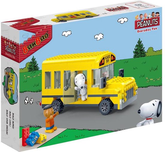 BanBao Snoopy Schoolbus-7506 van BanBao