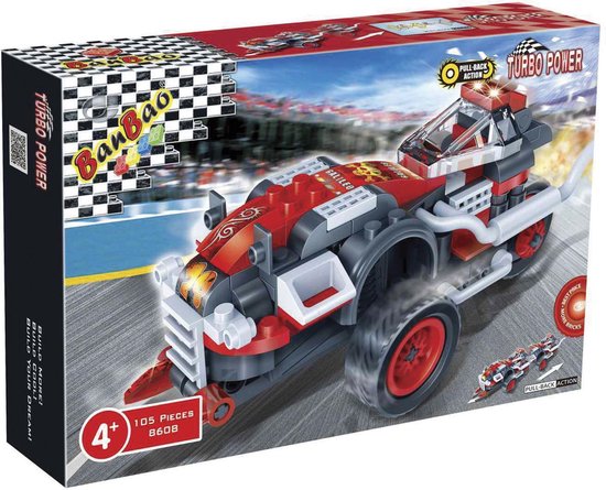 BanBao Turbo Power Racer Galileo Racer - 8608 van BanBao