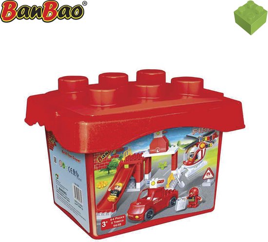 BanBao Young Ones Brandweer Bouwset - 9638 van BanBao