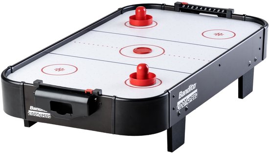 Bandito KiddySpeed Mini Airhockey Tafel - Zwart van Bandito