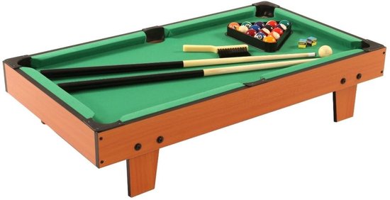 Bandito Mini Biljart - Mini Pooltafel - Bruin van Longfield Games