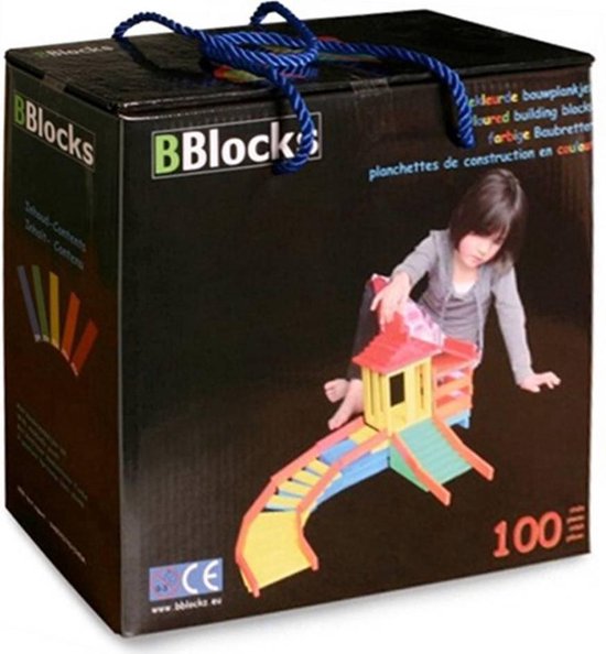 BBlocks Gekleurd 100-delig van Biobuddi.