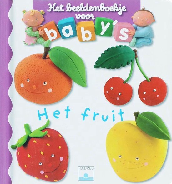 Beeldenboekje voor baby's - Het Fruit - Stevige bladzijdes van Deltas