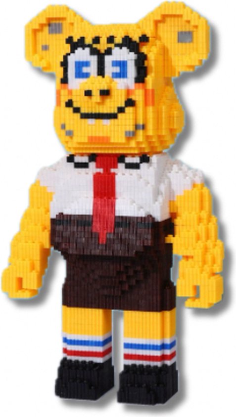 Beer cartoon - 35 cm - bouwset - Building blocks - Nanoblocks - miniblocks van $