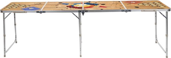Beer Pong Tafel - Bier Pong tafel | Opvouwbaar - Inklapbaar van Merkloos