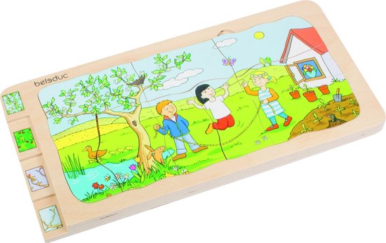 Beleduc Lagenpuzzel Vier Seizoenen 36 Stukjes van Beleduc