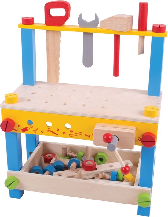 Bigjigs Mijn eerste werkbank van Bigjigs