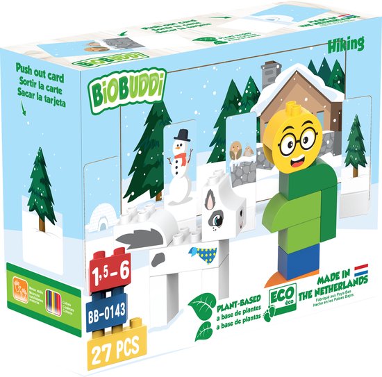 Biobuddi Characters Hiking - 27 Pieces van Biobuddi