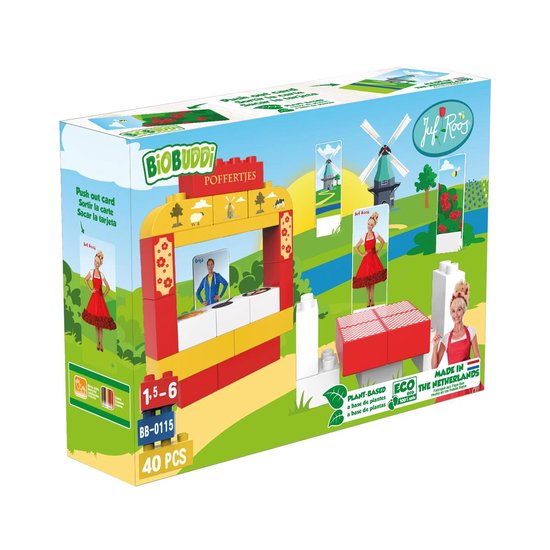 BiOBUDDi Juf Roos - Smakelijk Eten - 37 delig Past op Duplo !! - Jongens en Meisjes - Speelgoed - Cadeau Tip !! van Biobuddi