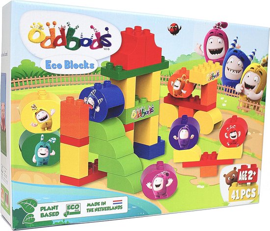 BiOBUDDi oddbods Eco Blocks BB-0237 van Biobuddi