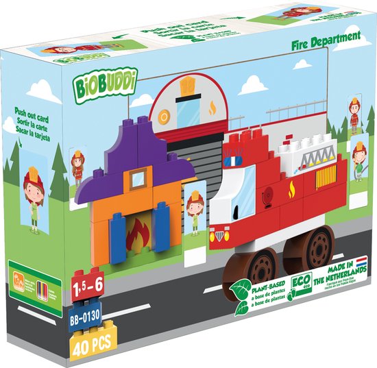 BioBuddi - Town - Fire Department (BB-0130) van Biobuddi