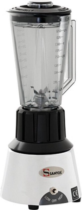 Blender N.33-Deluxe Chroom - 1,25L - Santos BAR BLENDER #33 - Horeca & Professioneel van Santos