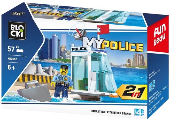 Blocki My Police - Patrouille van Merkloos