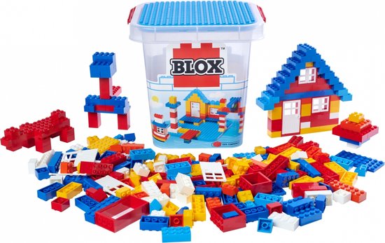 BLOX bouwstenen - 250 delig | City | classic bouwstenen | combineer met Legobouwstenen | wegen | stad | Geschikt voor LEGO bouwplaat | Geschikt voor Lego van Blox
