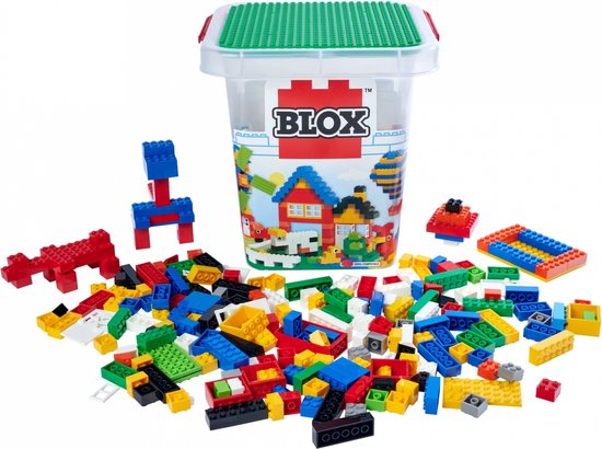 BLOX bouwstenen - 500 delig | City | classic bouwstenen | combineer met Legobouwstenen | wegen | stad | Geschikt voor LEGO bouwplaat | Geschikt voor Lego van Blox