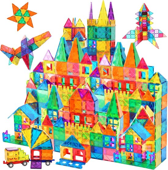 BOTC Magnetisch speelgoed - 60 Onderdelen - Magnetische Bouwset - stimuleer creativiteit - Bouwset met magnetische blokken van BOTC