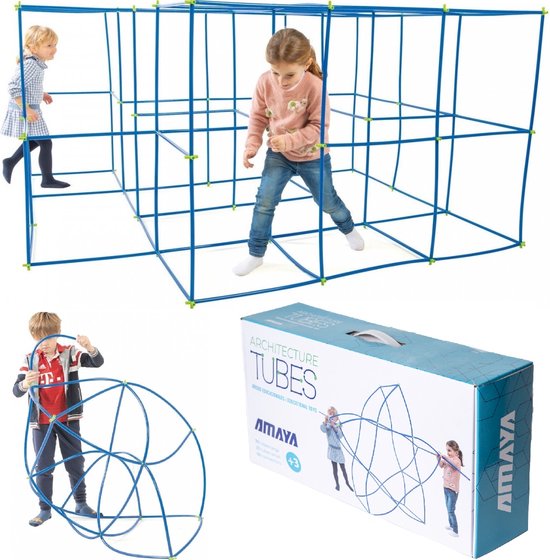 Bouwbuizen Set 170-delig Flexibele 3D-constructie van Playfun