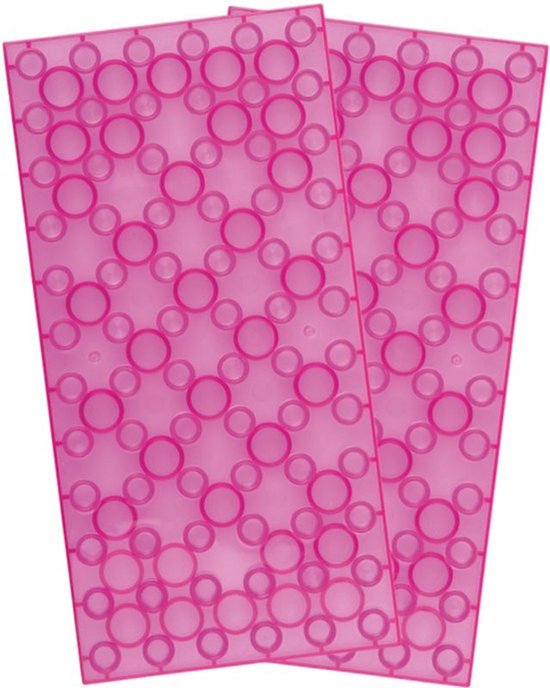 Bouwplaat 6x12 Noppen – Transparant Magenta – Basisplaat – Geschikt voor Grote Bouwstenen – Brian’s Toys van Brian's Toys